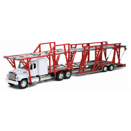 1:32 Freightliner 114SD Classic XL Car Carrier Truck White