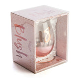 18th Birthday Blush Stemless Glass