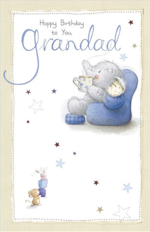 Greeting Card - Birthday - Grandad Elephant