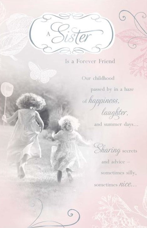 Greeting Card - Birthday - Sister Is A Forever Friend