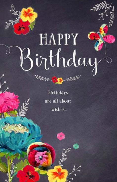 Greeting Card - Birthday - Birthdays Are All About Wishes