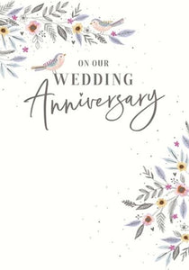 Greeting Card - Wedding Anniversary - On Our Wedding Anniversary