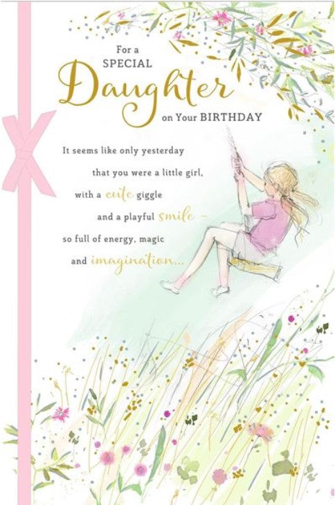 Greeting Card - Birthday - For A Special Daughter