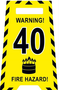 Greeting Card - Birthday - 40th Fire Hazard