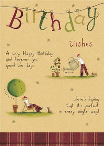 Greeting Card - Birthday - Gardening Storyboard