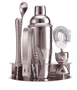 Cocktail S/S 8 pce Gift Set with Stand