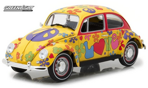 1:18 Hippie Peace & Love 67 Volkswagen Beetle