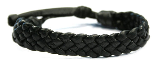 Black Leather Bracelet