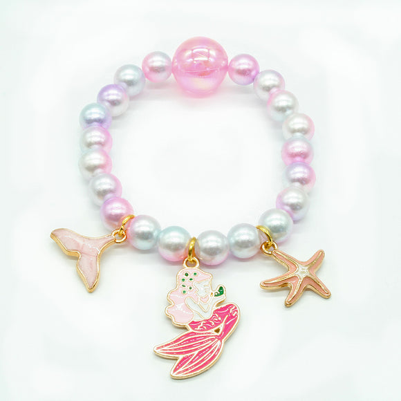 Mermaid, Whale Tail & Starfish Bracelet