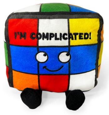 Plush Rubiks Cube - I'm Complicated