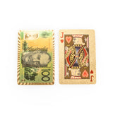 Gold Foil Aussie $100 Playing Cards