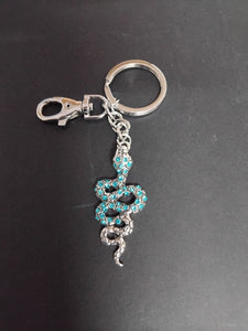 Keyring - Snake Blue