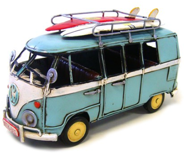 VW Kombi Blue 20cm