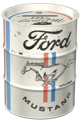 Ford Mustang Oil Barrel Money Box