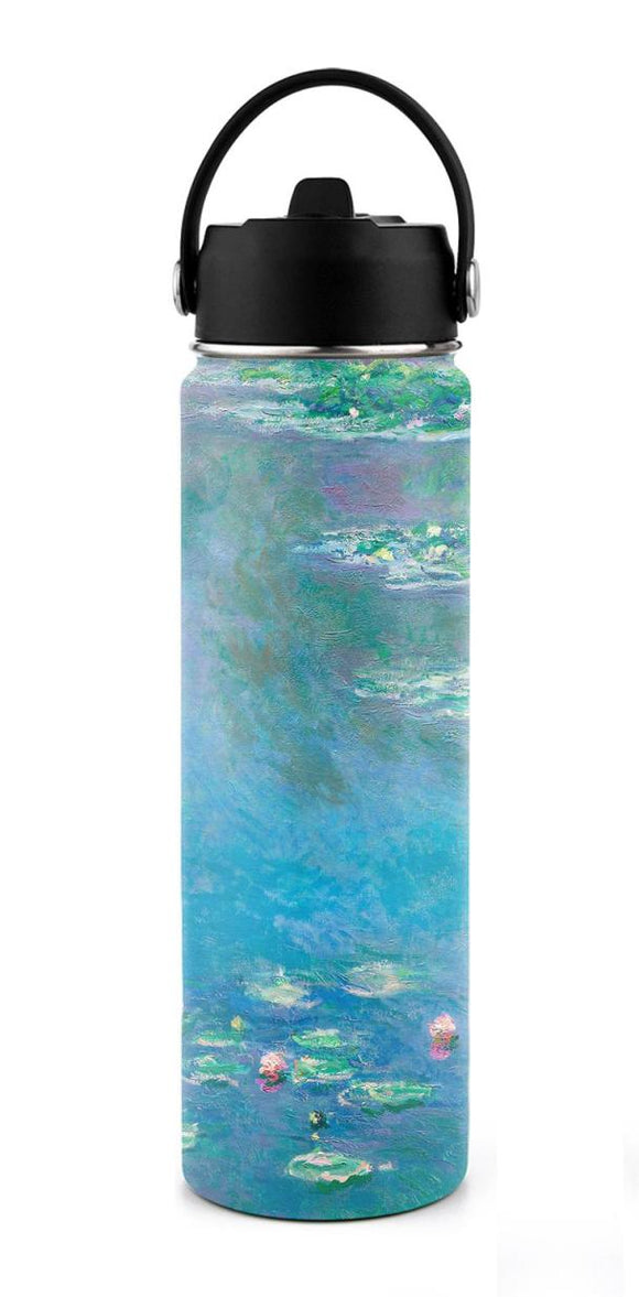 Water Bottle - Monet Water Lilies Blu-hen