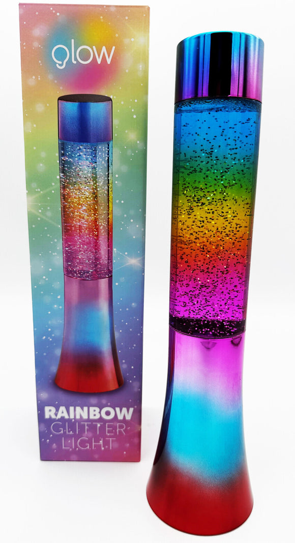 Rainbow Glitter Lamp