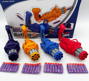 Soft Bullet Gatling Gun – 18cm, Assorted