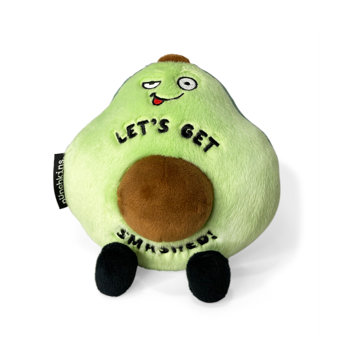 “Let’s Get Smashed!” Plush Avocado