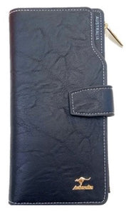 Ladies Wallet with Card Compartment - Black