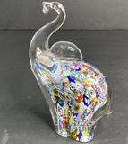 Glass Multicolour Elephant
