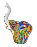 Glass Multicolour Elephant