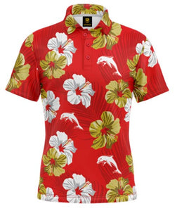 'Aloha' Golf Polo NRL Dolphins