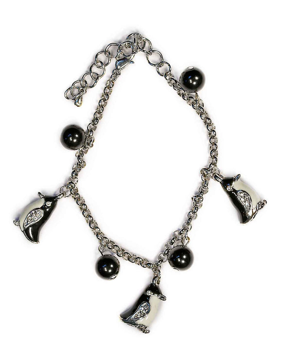 Black & White Penguin Bracelet