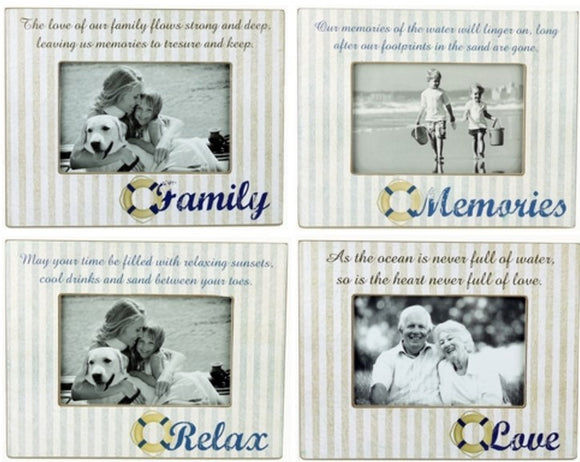 Coastal Photo Frames Asstd