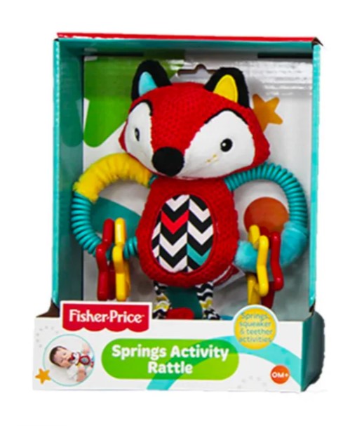 Fisher-Price Springs Activity Rattle Toy