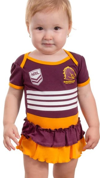 Girls Footysuit NRL Broncos