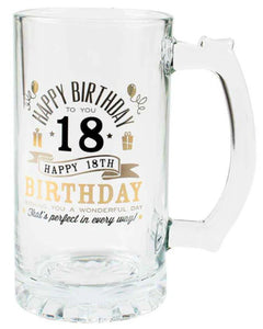 Tankard 18th Happy Birthday to You