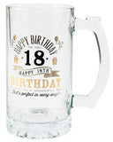Tankard 18th Happy Birthday to You
