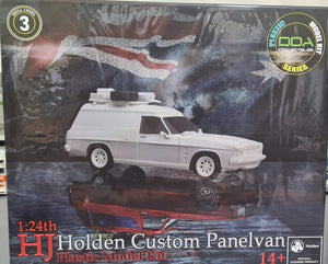 1:24 HJ Holden Custom Panelvan  w/  Roof Rack Plastic Model Kit