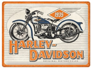 Harley-Davidson Original Motorcycles 1935 Large Sign