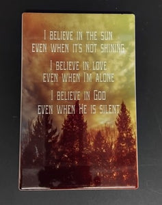 Plaque - I Believe