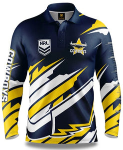 'Ignition' Fishing Shirt Adult NRL Cowboys