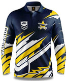 'Ignition' Fishing Shirt Adult NRL Cowboys