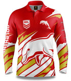 'Ignition' Fishing Shirt Adult NRL Dolphins