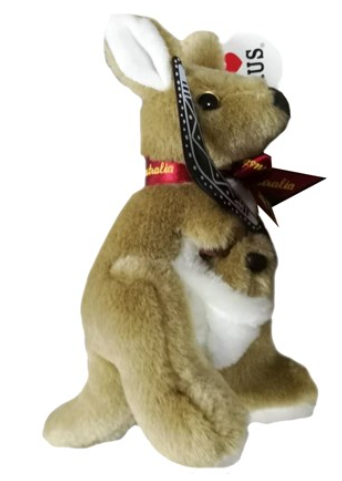 Kangaroo with Boomerang - 18cm