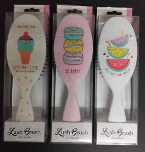 Lush Brush Hair Brush - Mermaids and Sweets Asstd