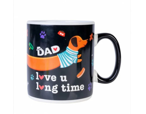 Dad Love U Long Time Dachshund Giant Mug