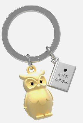 Key Chain MTM Wise Owl with Book