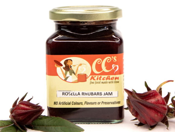 CC's Kitchen - Rosella Rhubarb Jam