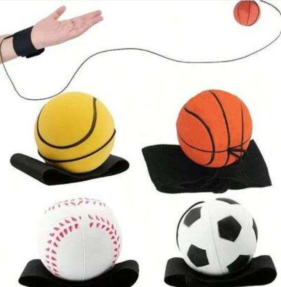 Sport Wrist Ball 6.5cm, Assorted