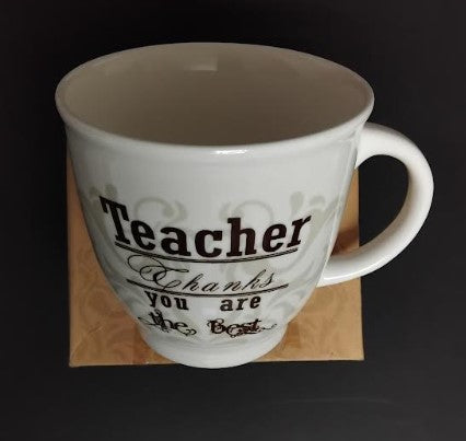 Teacher Fancy Script Mug