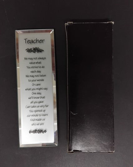 Teacher Plaque