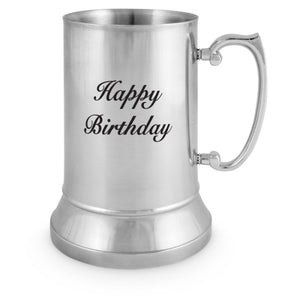 Beer Stein 18oz Happy Birthday