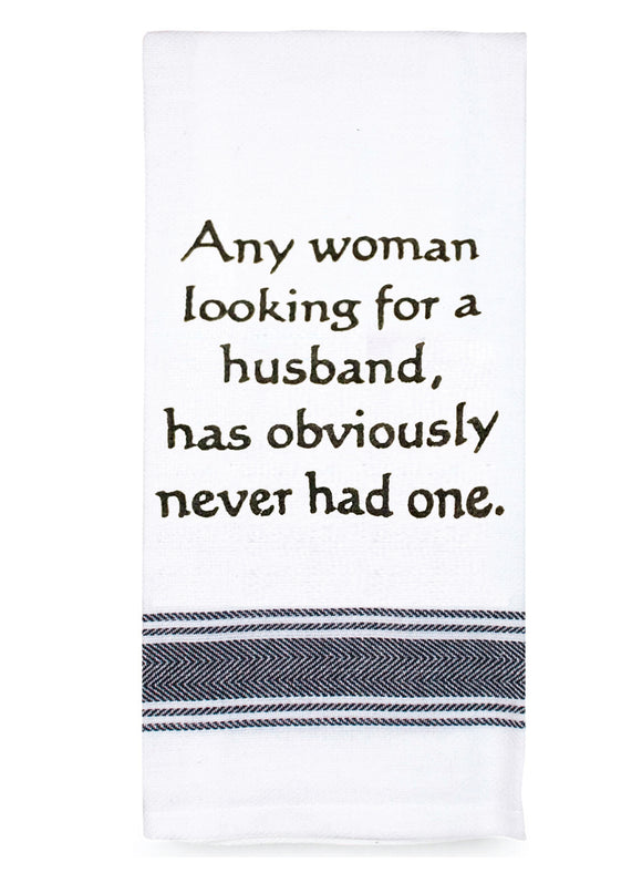 Tea Towel Looking for a Husband