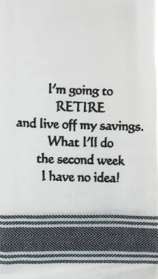 Tea Towel Retire