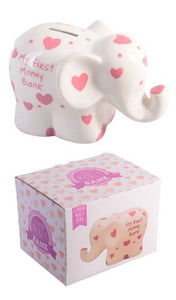 My First Money Bank Elephant Pink